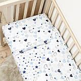 Комплект постільної білизни Qvatro Gold в дитяче ліжечко 120*60 см наволочка підковдра простирадло, фото 4