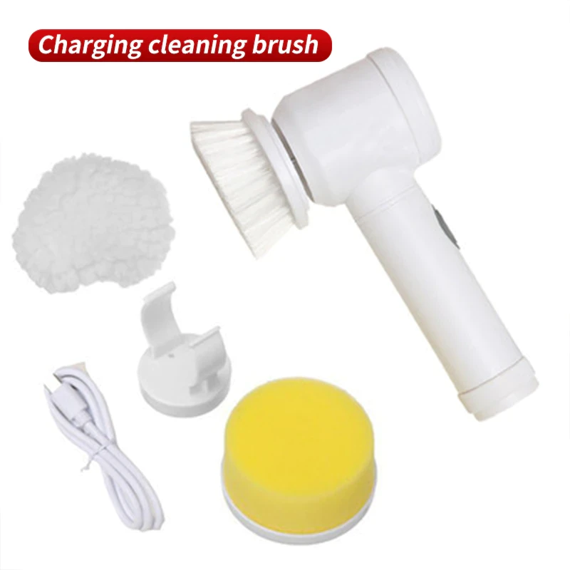 Електрична щітка для прибирання Magic Brush 5 в 1 з насадками