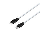 USB Hoco X21 Plus Silicone PD 20W Type-C to Lightning, фото 4
