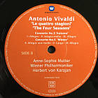 Antonio Vivaldi — The Four Seasons / Mutter / Von Karajan 1984/2017 EU Mint Вінілова пластинка (art.243825), фото 5