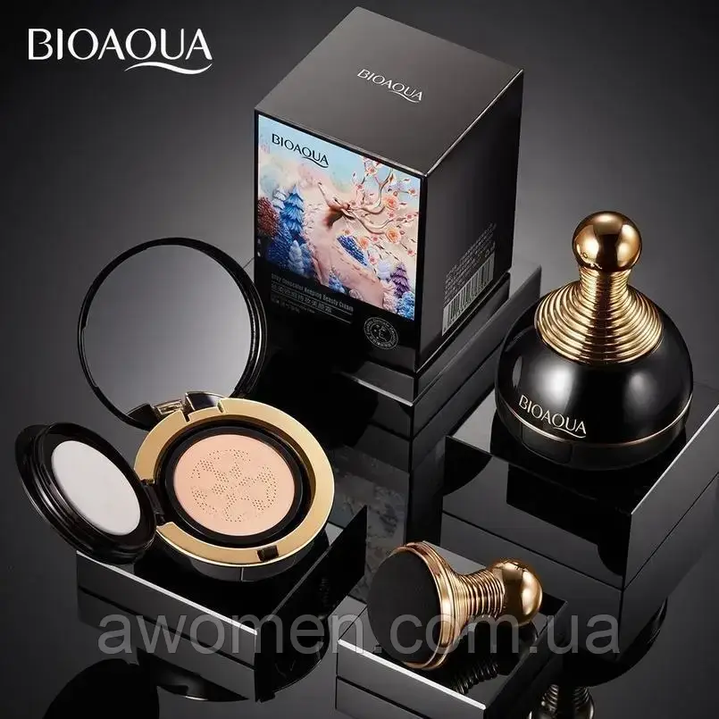 Уценка! Кушон Bioaqua Beauty Cream Concealer No 1 (20 g) колір натуральний (м'ята коробка)