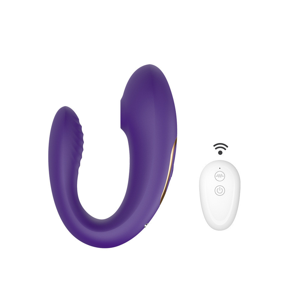 Дистанційний вібратор для пар, Вібромасажер. We-Vibe + Satisfyer, Вібратор з двома моторами, фіолетовий