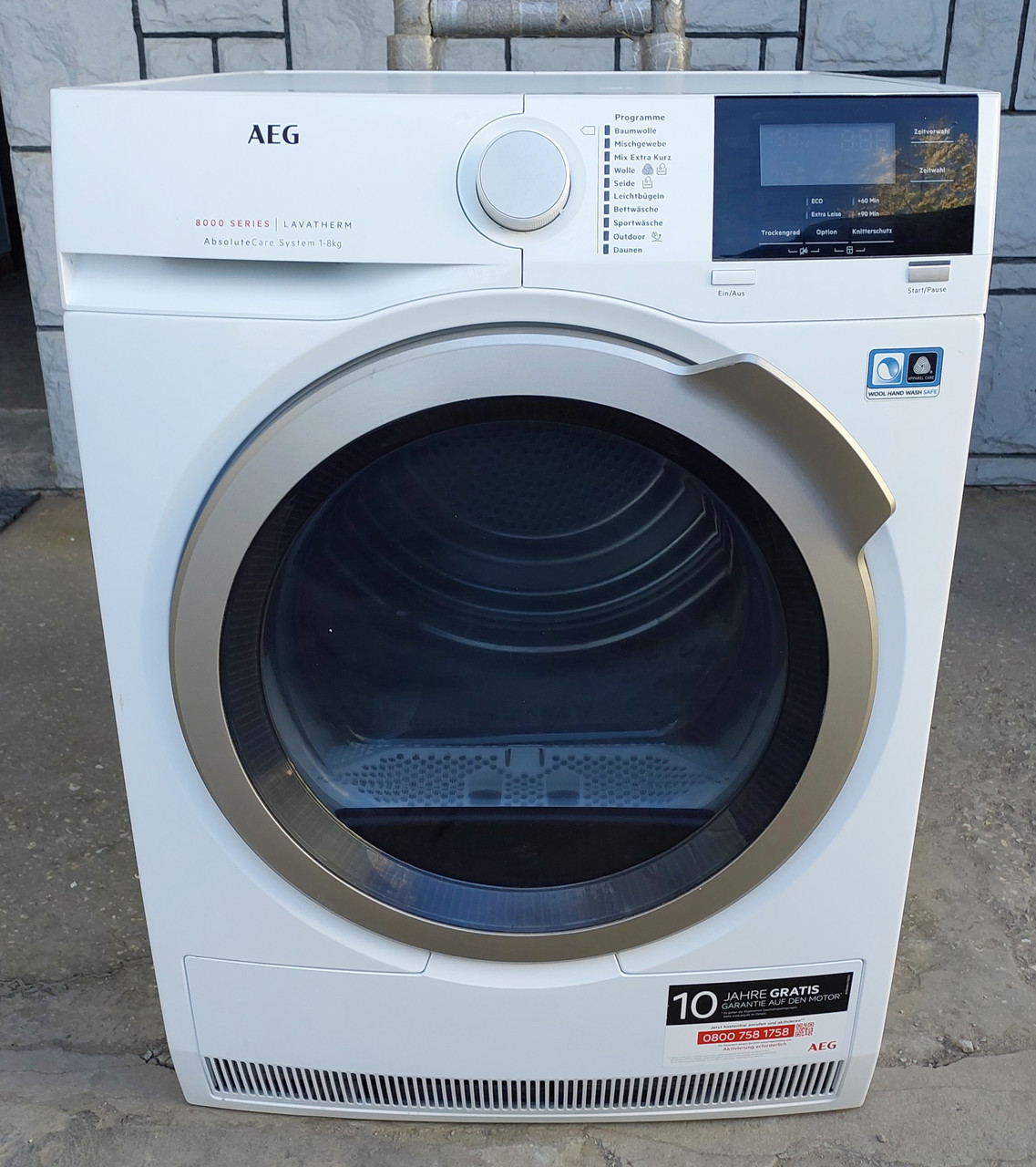 Сушильна машина з тепловим насосом 8кг AEG T8DBA3 AbsoluteCare, фото 1