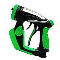 Насадку-розпилювач 4в1 Spray Gun, насадка на шланг із ємністю для мила 200 мл для миття машини Зелений