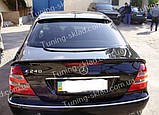 Спойлер Mercedes W211 (спойлер на кришку багажника Мерседес W211 з трьох частин), фото 6