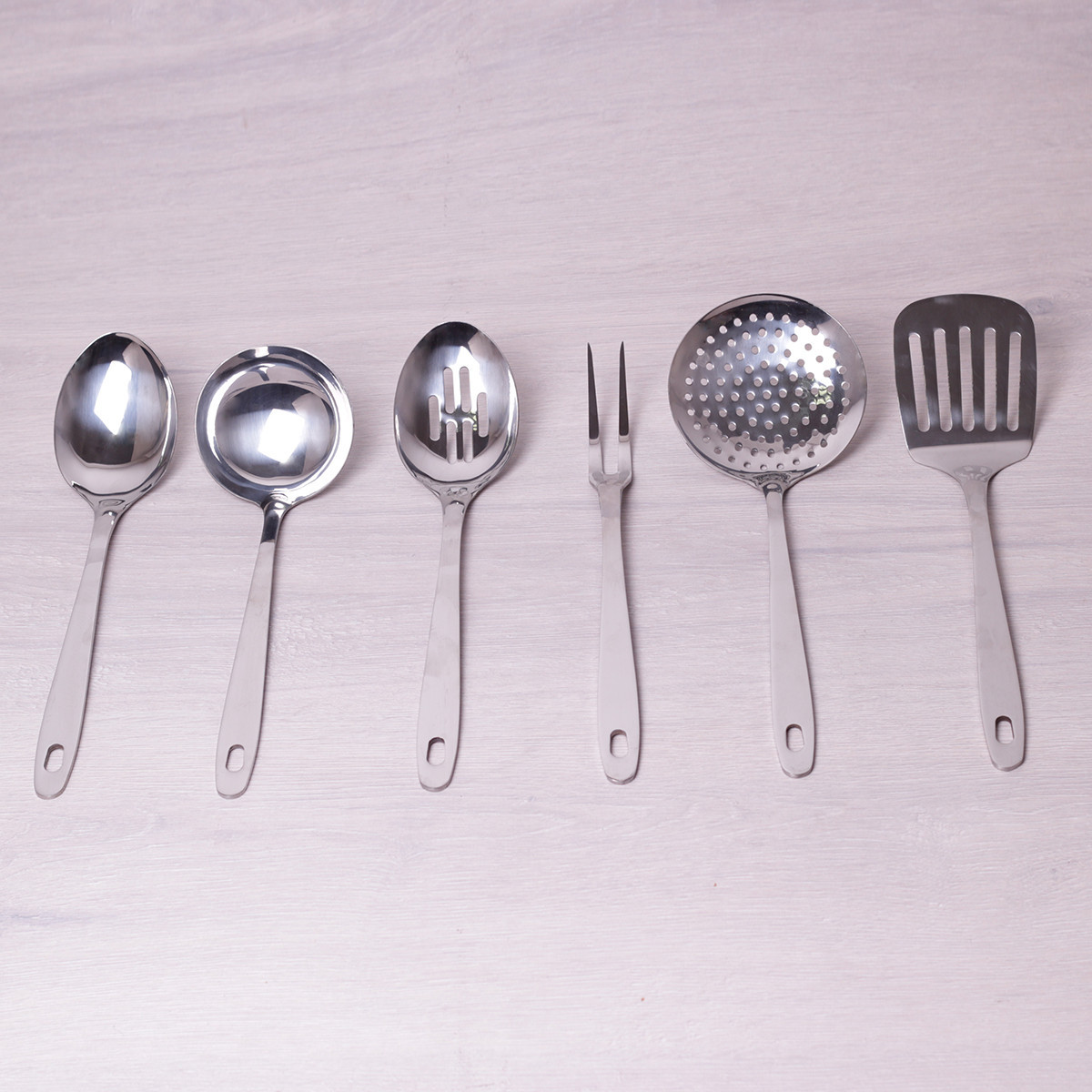 Набор кухонных принадлежностей Kamille 6 предметов в комплекте с подставкой KM-5233 bs - фото 4 - id-p1836182659