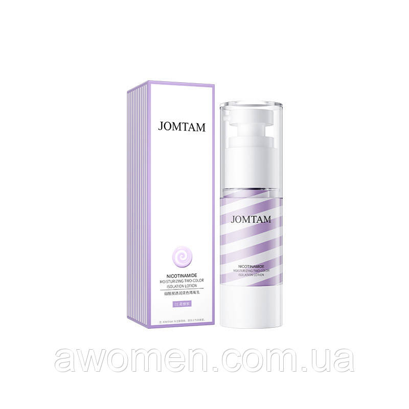 База під макіяж Jomtam Nicotinamide Moisturizing Two Color Isolation Lotion,тон 01