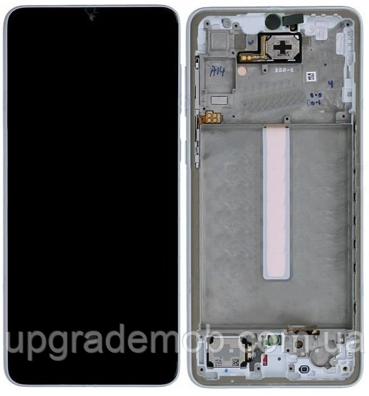 Дисплей модуль тачскрин Samsung A336 Galaxy A33 5G чорний TFT без функції відбитка пальця з рамкою