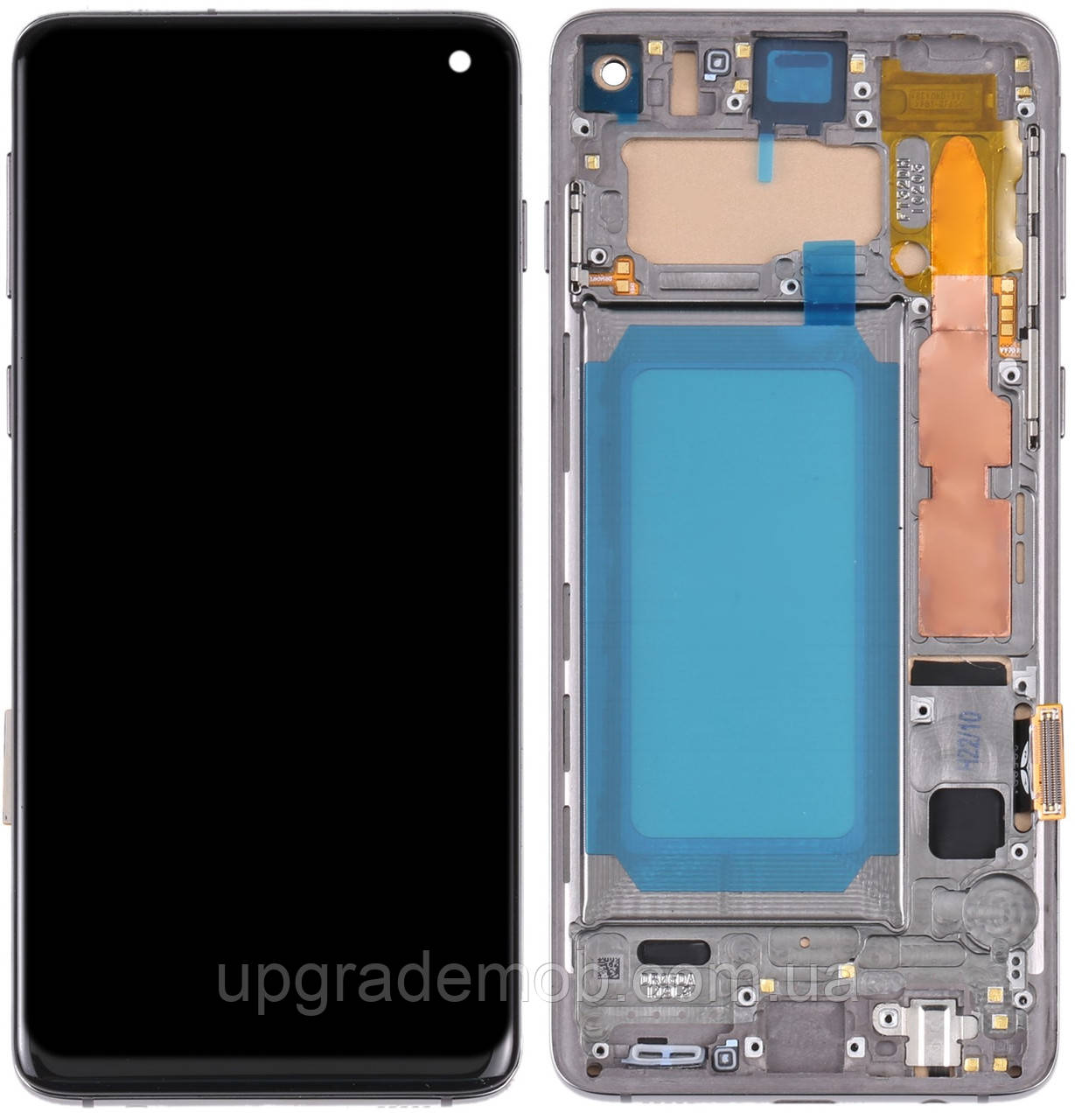 Дисплей модуль тачскрин Samsung G973 Galaxy S10 чорний TFT з рамкою Prism Black