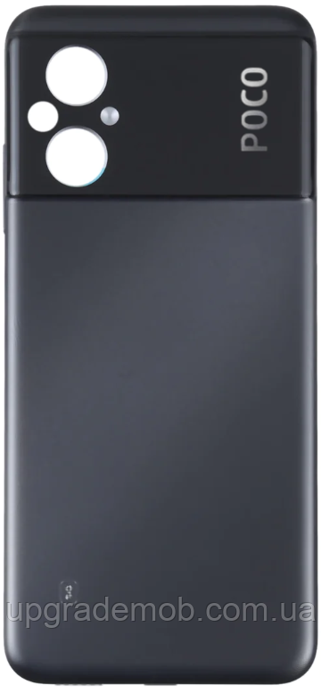 Задня кришка Xiaomi Poco M5 чорна оригінал