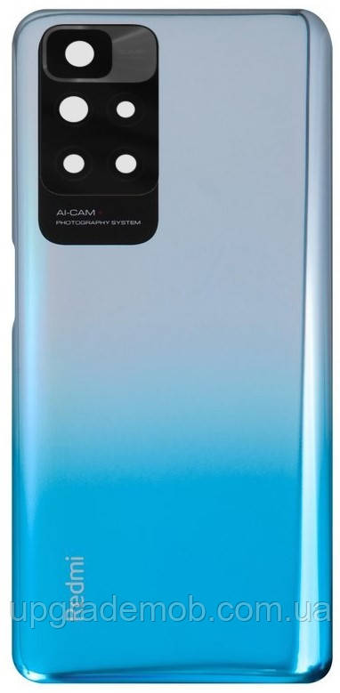 Задня кришка Xiaomi Redmi 10/Redmi 10 2022/Redmi 10 Prime/Redmi 10 Prime 2022 блакитна Sea Blue оригінал +