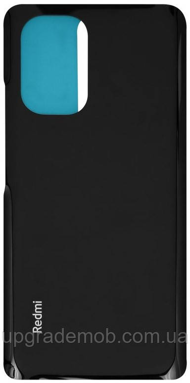 Задня кришка Xiaomi Redmi K40/Poco F3 чорна логотип "Redmi"
