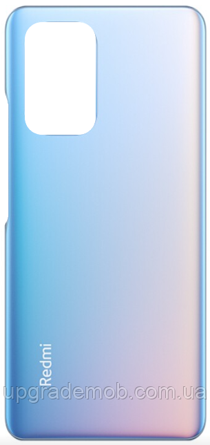 Задня кришка Xiaomi Redmi K40/Poco F3 синя логотип "Redmi"