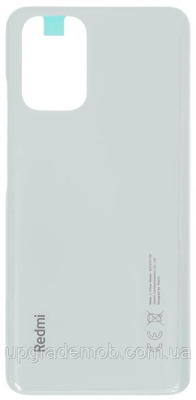 Задня кришка Xiaomi Redmi Note 10 /Redmi Note 10S біла Pebble White (Frost White) оригінал