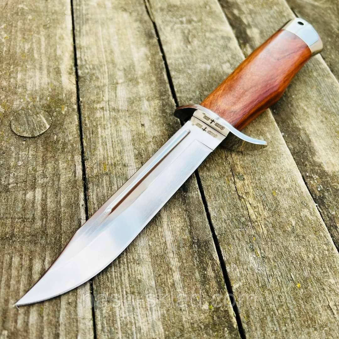 Ніж бойовий фінка розвідника НКВД, упор під палець, зручна ручка