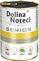 Dolina Noteci Premium Senior с курицей, морковью и базиликом, 400 гр