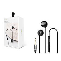 Наушники проводные Baseus Enock H06 lateral вкладыши Wire Earphone, цвет черный 3.5 mini-jack