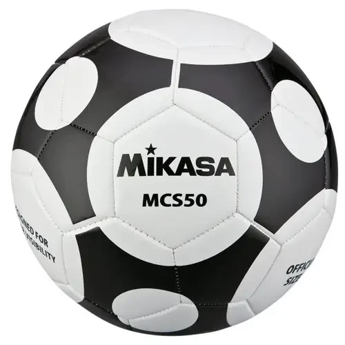 М'яч футбольний MIKASA White №1.5 (MCS50-WBK)