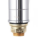 Змішувач для умивальника Haiba Magic 555 (15 см) з червоною ручкою (HB0673), фото 2