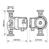 Насос циркуляційний відцентр. Koer KP.GRS-25 / 8-2-180 (KP0253), фото 4