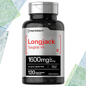 Бустер тестостерону Horbaach Longjack 1600 mg Male 120 капсул