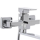 Змішувач для ванни Mixxus Premium Kvadro 006 Euro (MI5807), фото 2