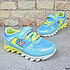 Кросівки дитячі для хлопчика Scor-X Туреччина Блакитні з жовтим, фото 7