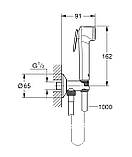 Гігієнічний душовий набір Grohe Tempesta-F Trigger Spray (26358000), фото 2