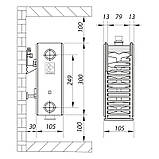 Сталевий радіатор 22х300х1200.B KOER (нижнє підключення) (RAD105), фото 3