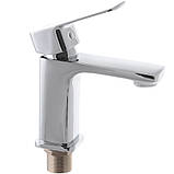 Змішувач для умивальника Cron Kubus 001 (CR0195), фото 2