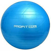 М'яч для фітнесу Фітбол Profit 65 см посилений 0276 Blue