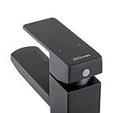 Змішувач для умивальника Mixxus KUB-001  чорний (з нерж. сталі) (MI2810), фото 3