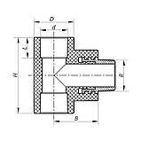 Трійник НР 25x1/2M PPR KOER K0109.PRO (KP0130), фото 2