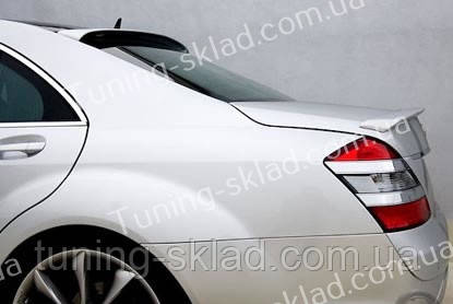 Спойлер Mercedes W221 (спойлер на кришку багажника Мерседес W221), фото 1