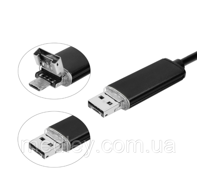 Эндоскоп 2м 5,5мм USB 2в1 - фото 5 - id-p28952496