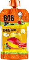 Пюре фруктовое Яблоко-Манго пастеризованое, 250 г Равлык Боб Bob Snail