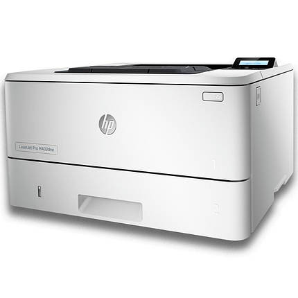 Принтер HP LaserJet Pro M402dne / Лазерний монохромний друк / 1200x1200 dpi / A4 / 38 стор/хв / USB 2.0, Ethernet / Дуплекс +, фото 1
