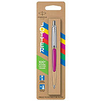 Шариковая ручка Parker JOTTER 17 Plastic Pink CT BP блистер 15 536