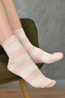 Шкарпетки жіночі світло-рожевого кольору розмір 36-41                                                156927M