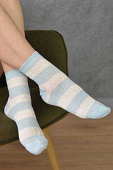 Шкарпетки жіночі блакитного кольору розмір 36-41                                                     156932M