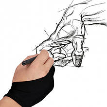 Рукавиця для малювання SK Size M Black (33036100217MB)