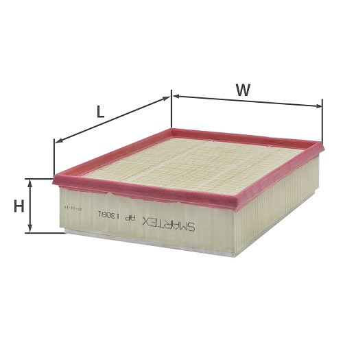 Повітряний фільтр Smartex MAZDA (AP 157/3 / WA9468 / LX 538 / C 29 198/1), фото 1