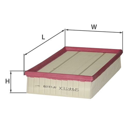 Фільтр повітря AUDI, VW (AP 005 / WA6167 / LX 296 / C 31 152/1), фото 1