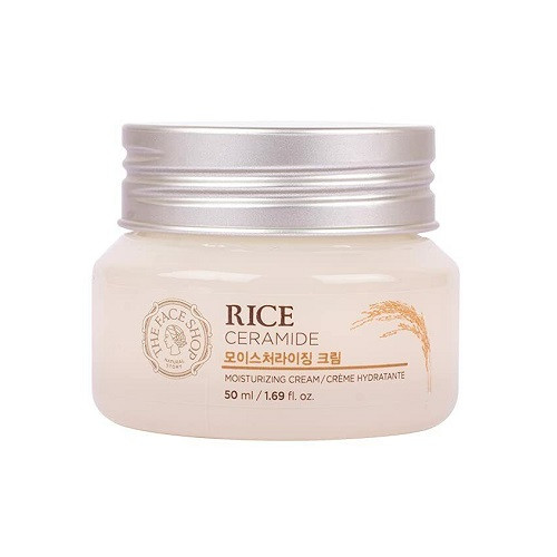 The Face Shop Rice Ceramide Moisturizing Cream Зволожувальний крем із рисом і керамідами, 50 мл