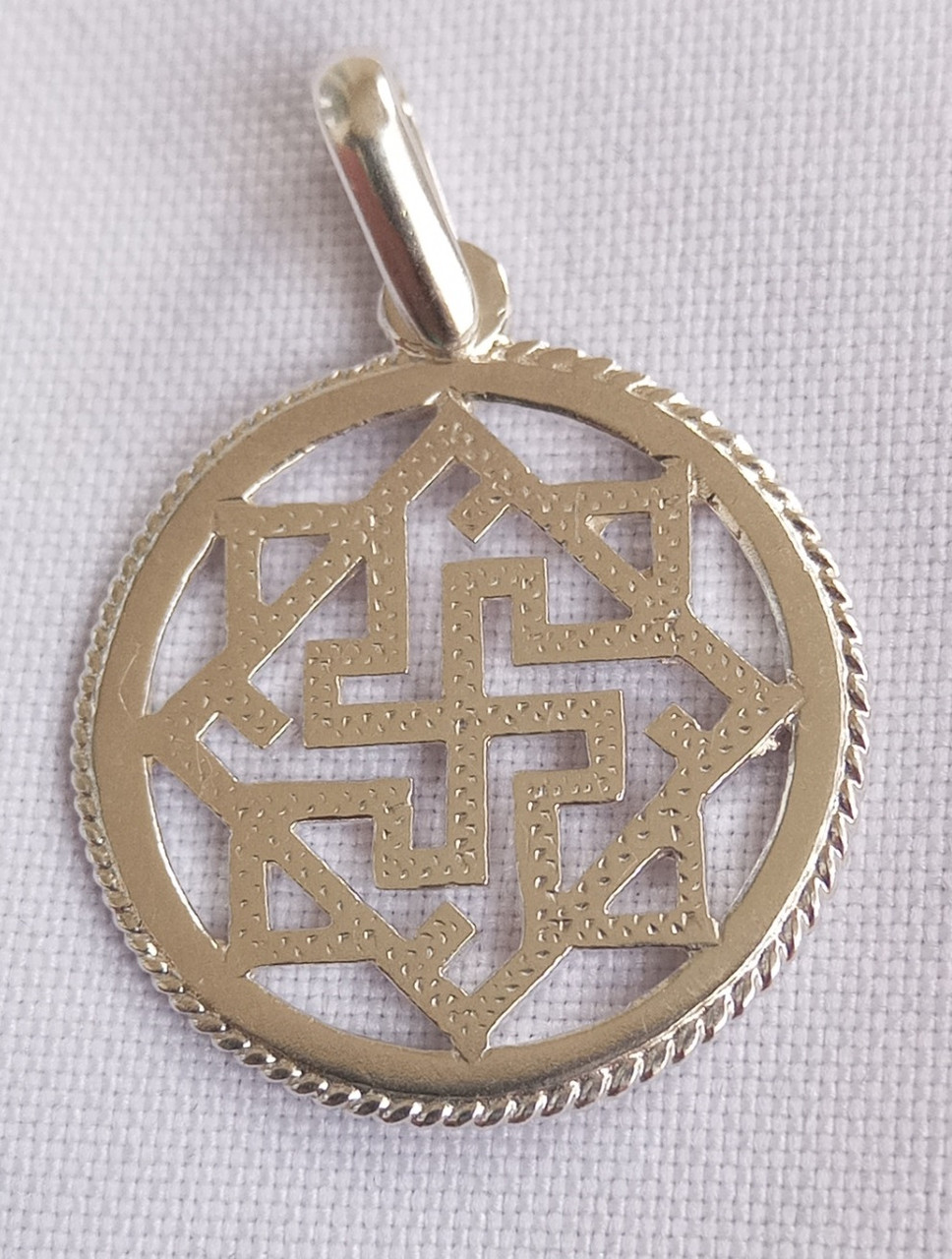 Валькірія 2 слов'янський оберіг з срібла 925-ої проби, фото 1