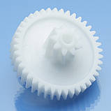 Шестерня м'ясорубки Vitek VT-1671 VT-1672 VT-1673 VT-1674 VT-1675 VT-1676 VT1677 VT-3603 VT-3604 середня оригінал харчовий пластик, фото 2