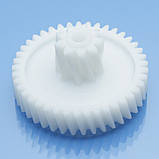 Шестерня м'ясорубки Vitek VT-1671 VT-1672 VT-1673 VT-1674 VT-1675 VT-1676 VT1677 VT-3603 VT-3604 середня оригінал харчовий пластик, фото 6