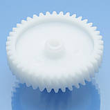 Шестерня м'ясорубки Vitek VT-1671 VT-1672 VT-1673 VT-1674 VT-1675 VT-1676 VT1677 VT-3603 VT-3604 середня оригінал харчовий пластик, фото 3