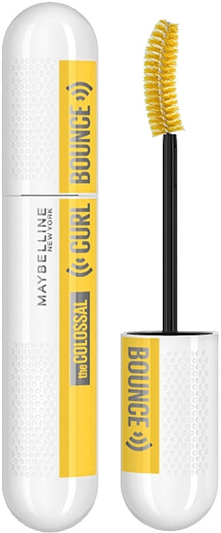 Туш для вій Maybelline Colossal Curl Bounce 10 мл (Оригінал) Black (чорний)