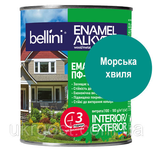 Емаль алкідна ПФ-115 Морська хвиля BELLINI 2,8 кг